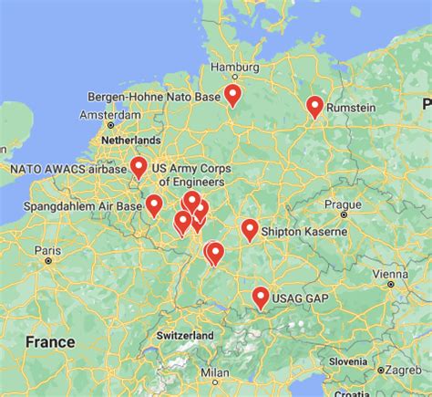 usaf bases in germany.